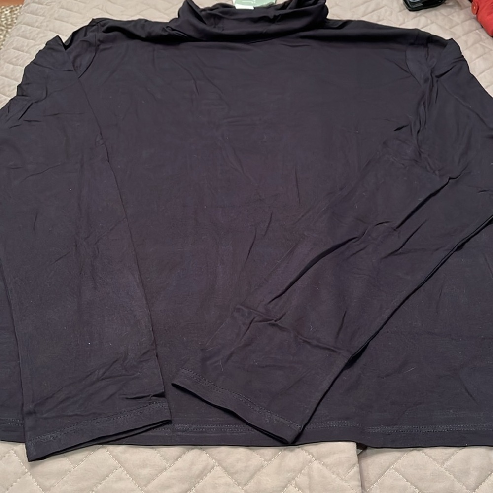 H&M Black Turtleneck Top/NWT/Large - Picture 12 of 13